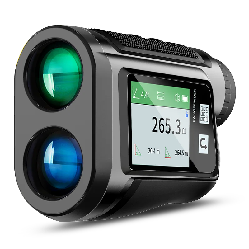NOHAWK Golf Laser Rangefinder USB-C Rechargeable, Slope Compensation, Flag Lock Vibration, Transmissive LCD