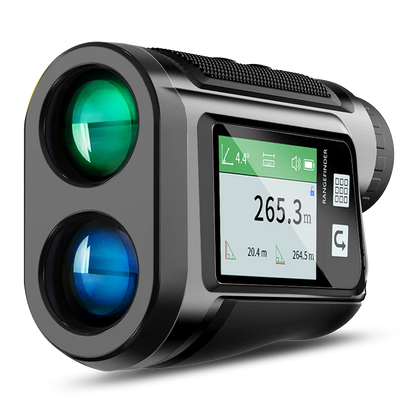 NOHAWK Golf Laser Rangefinder USB-C Rechargeable, Slope Compensation, Flag Lock Vibration, Transmissive LCD