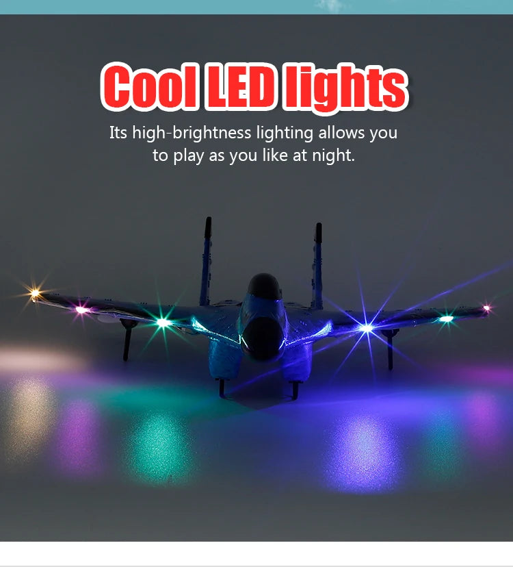 New RC Plane Glider Airplane, Cod@@dls' high-brightness lighting allows you to play as you