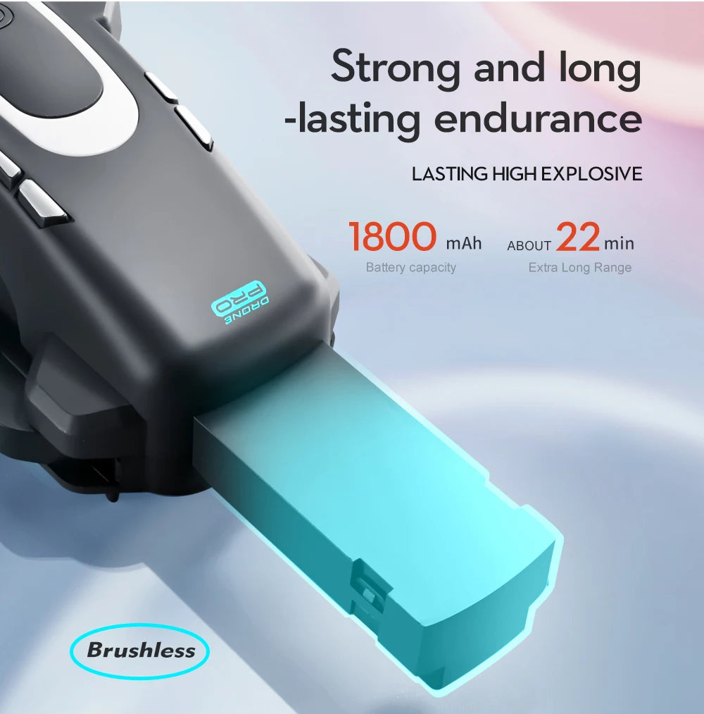 XT105 Drone, Battery capacity Extra Long Range Brushless OEa BNOBO 1800 mAh ABOUT