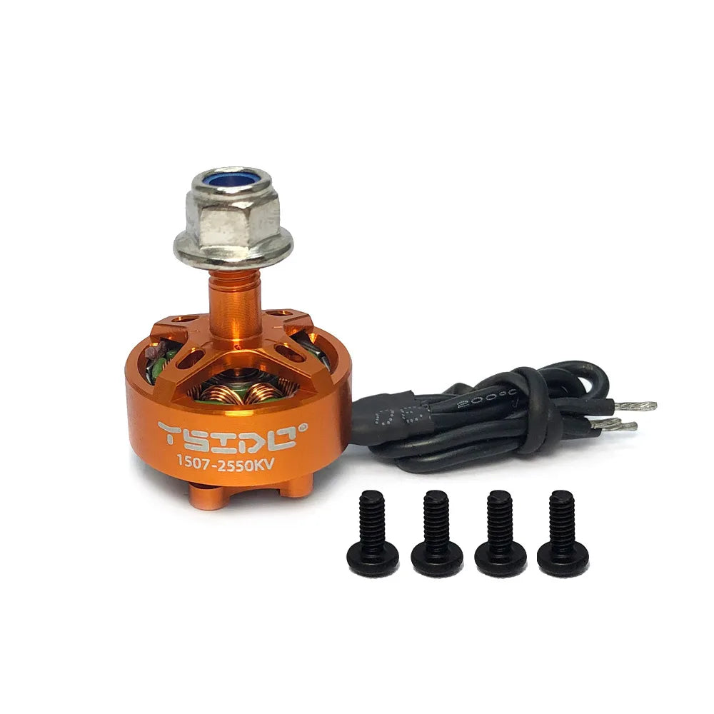 YSIDO 1507 2550KV 3650KV 3-6S Brushless Motor for 3-4 Inch FPV Racing Drone (4pcs)