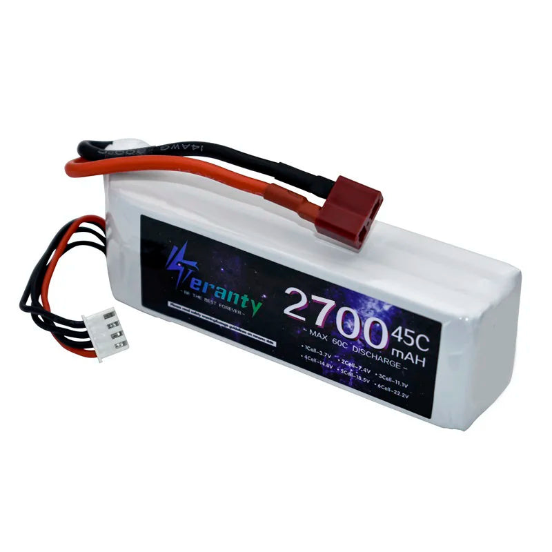 T (4).jpg 11.1V 2700mAh 3S 45C Lipo Battery Spare Parts .