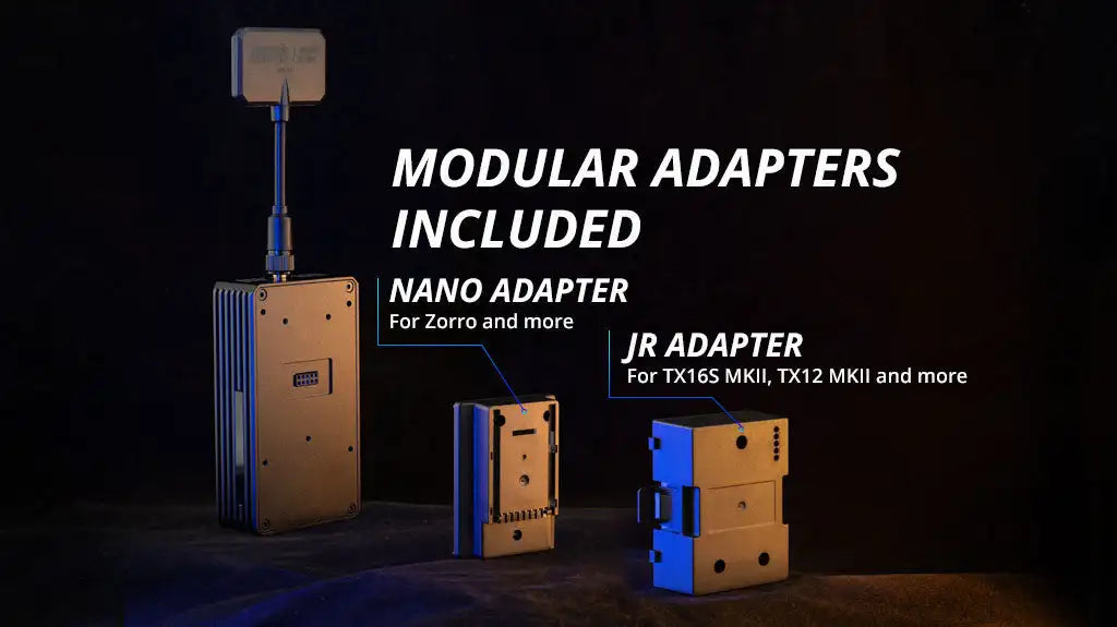 RadioMaster RANGER ELRS, ADAPTERS INCLUDED NANO ADAPTER For Zorro and more