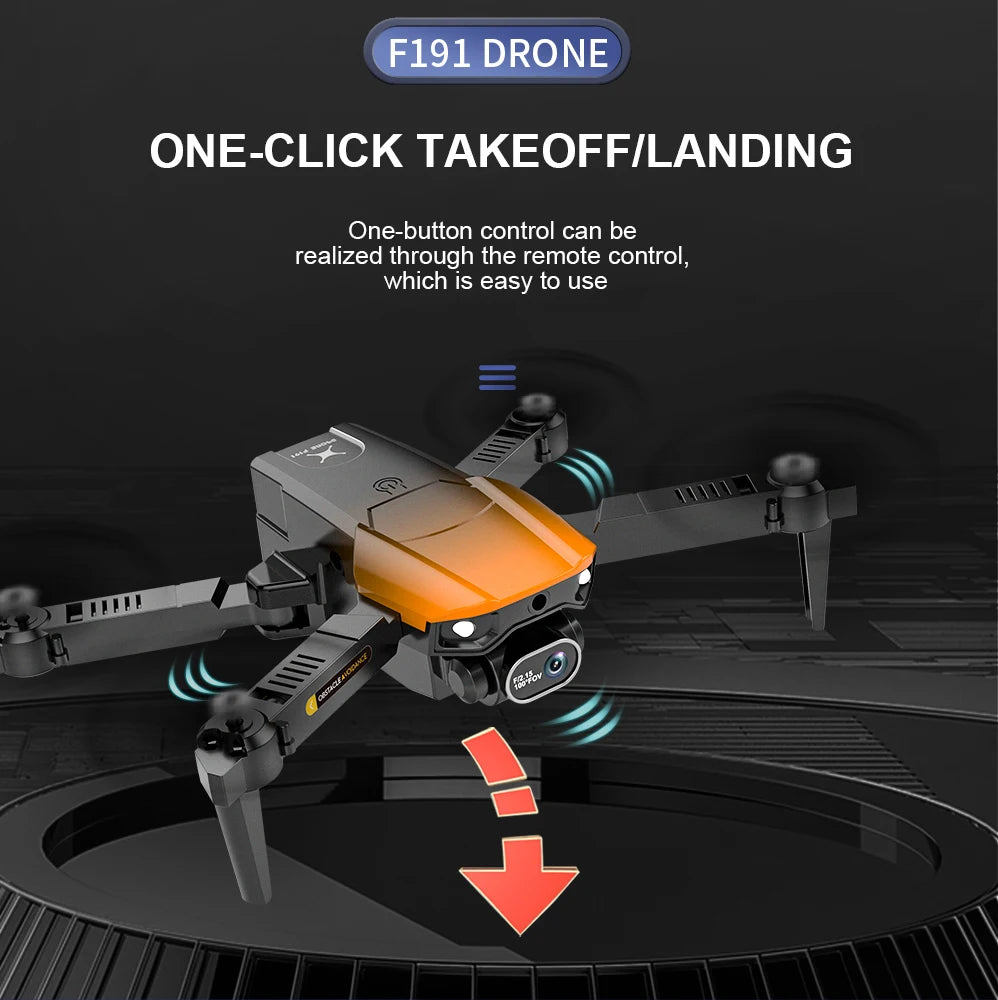 F191 Mini Drone, f191 drone one-click takeoffilanding one