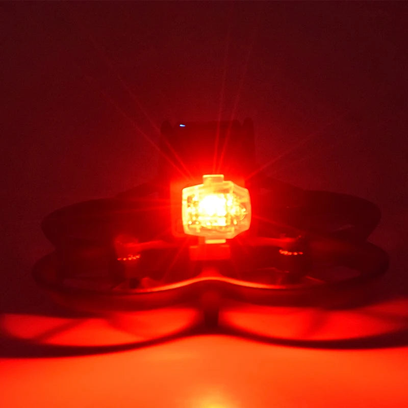 LED Strobe Light Warning Light for DJI AVATA/DJI Mini 3 Pro Drone Anti-collision Signal Light Signal Indicator Motorcycle Bicycle 21 3.4*3.4*1.5cm Packing list: 1pcs Strobe light