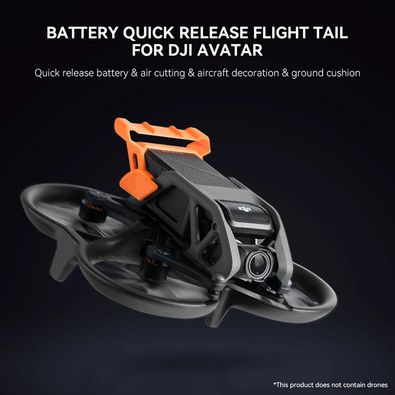 Flight Tail for DJI Avata - Quick-Release Battery Holder Flying Protective Cover Base Mount For Avata Drone Accessories 6 Flight Tail for DJI Avata, BATTERY QUICK RELEASE FLIGHT TAIL FOR DJI AVA