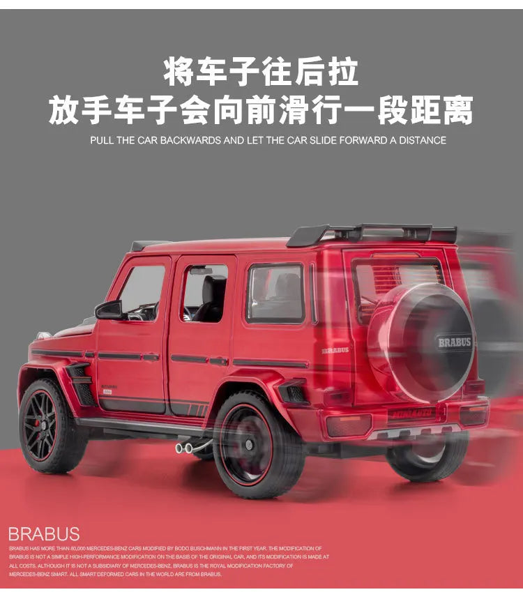 LET THE CAR SLIDE FORWARD A DISTANCE BRABUS