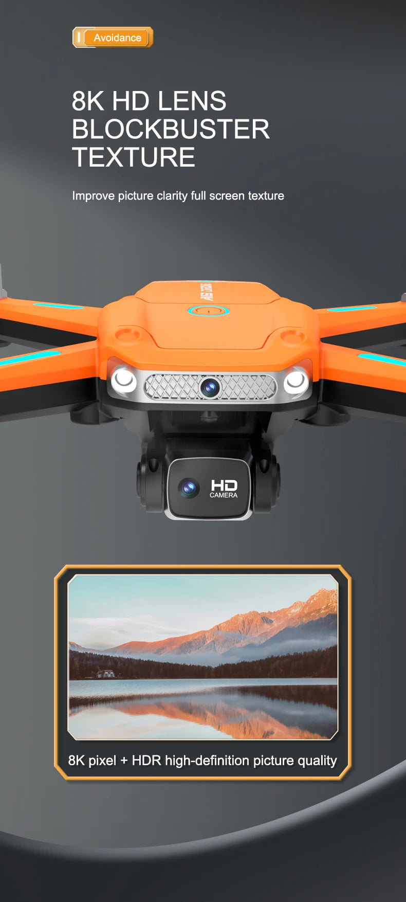 A19 Pro Drone - 2023 New GPS Professionele Dual Hd Camera Optische Stroom Positionering Vermijden Opvouwbare Quadcopter Rc Speelgoed 17 A19 Pro Drone, avoidance 8k hd lens blockbuster texture improve picture