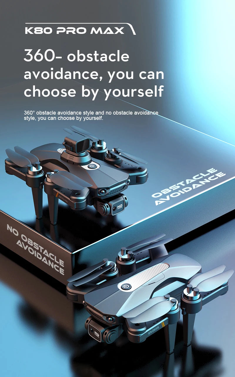 XYRC K80 PRO MAX GPS Drone - 4K Professional 8K Dual HD Camera Laser Obstacle Avoidance Brushless Folding Quadcopter RC Helicopter 25 XYRC K80 PRO MAX GPS Drone, k8o pro max 360- obstacle avoidance, you can