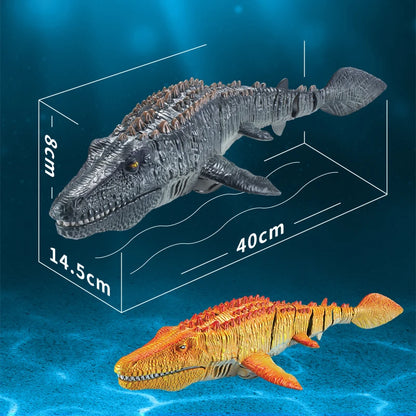 2.4G RC Boat Mosasaurus Remote Control Dinosaur, 40×14.5×8cm Waterproof Electric Toy, 3.7V, 50m Range | kelaton