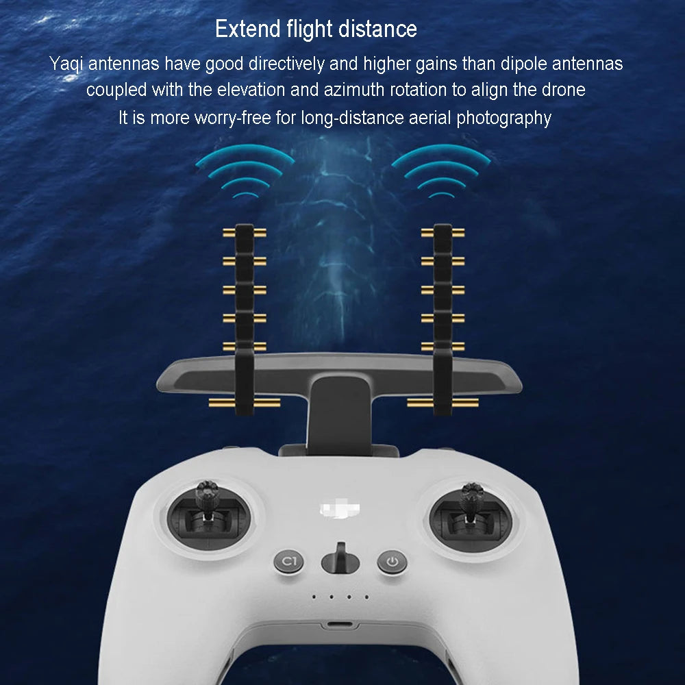 DJI FPV Propeller Guard Lens Cover Cap Antenna Signal Extender Landing Gear Propeller Box for DJI FPV Comb Drone Accessories 81 DJI FPV Propeller, Yaqi antennas have good directively and higher gains than dipole antennas .