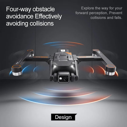 RG700 Pro Drone, Obstacles detected from all angles through innovative design, anticipating and preventing accidents.