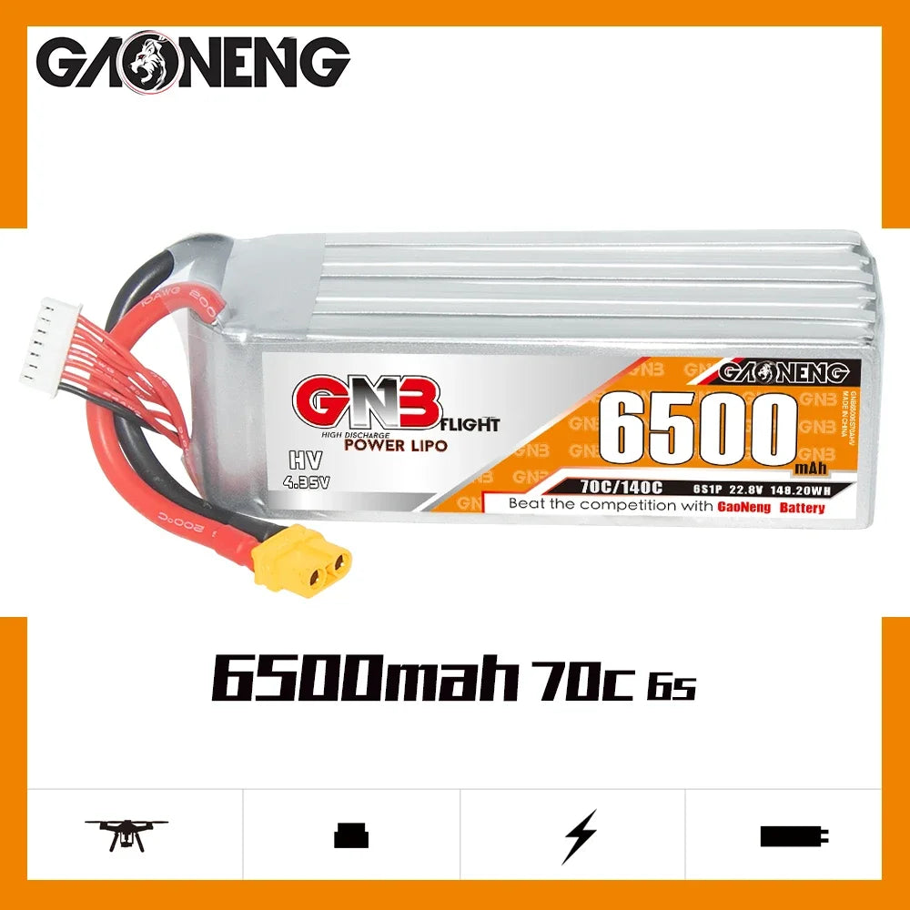 beat the competition with GaoNeng Battery 6smmmah 7*c 6
