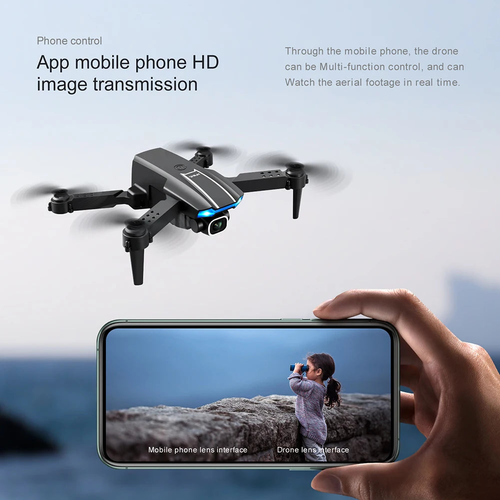 YLRC S65 Drone - 4K HD Camera WiFi Headless Mode 2.4GHz Foldable Quadcopter Toys Real-time transmission Helicopter Toys 29 YLRC S65 Drone, drone app mobile phone hd can be multi-function control