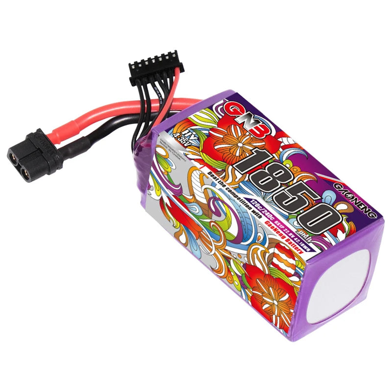 GaoNeng GNB 6S HV 22.8V 1850mAh 120C Lipo Battery For FPV Racing Drone