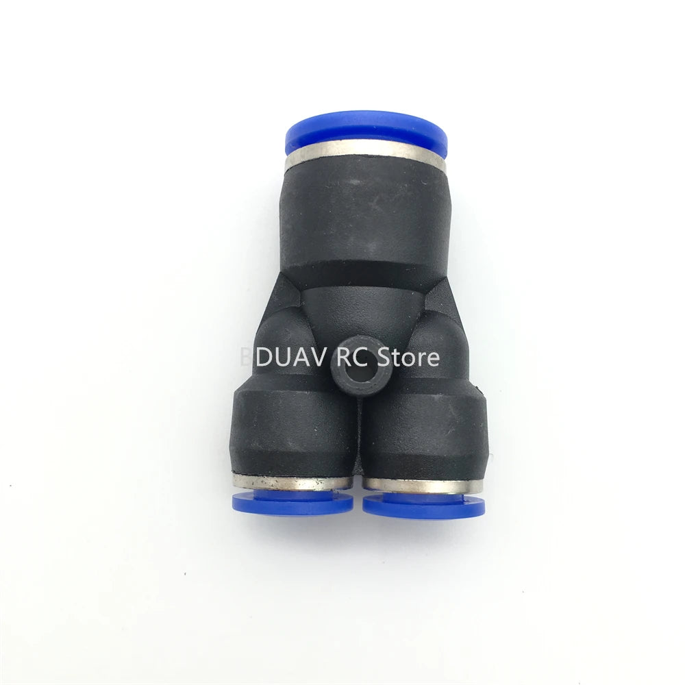 Y-type Trachea Quick Connector - 20pcs 8mm 12mm Y-type tee/trachea quick connector for agricultural plant protection drone Agriculture Drone Accessories 15 Y-type Trachea Quick Connector SPECIFICATIONS Use :