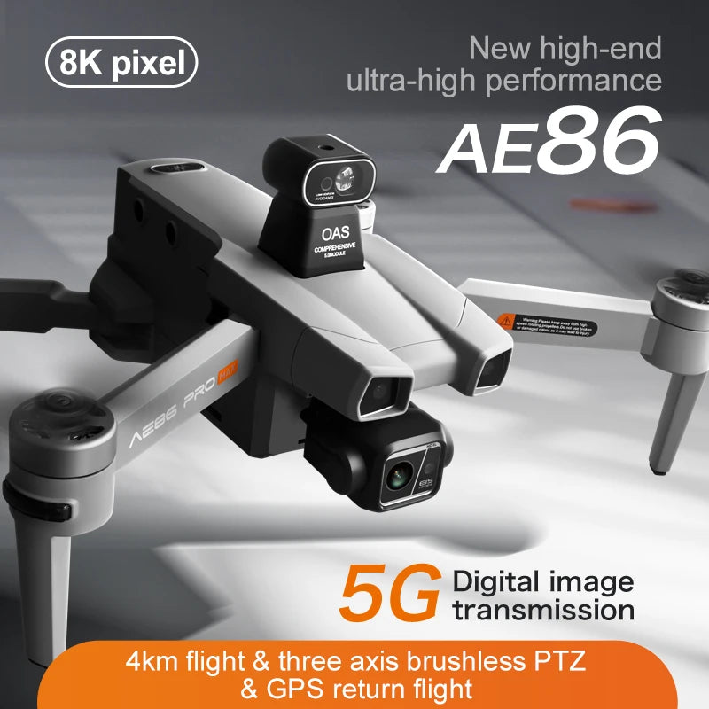 AE86 Pro Max Drone, 8K pixel New high-end ultra-high performance AE