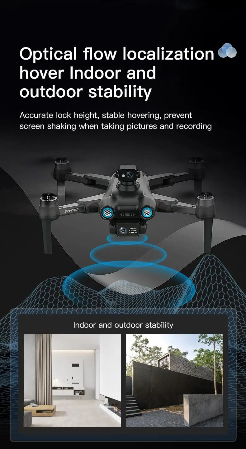 AE6 Max Drone, Optical flow localization hover Accurate lock height, stable hovering; prevent screen