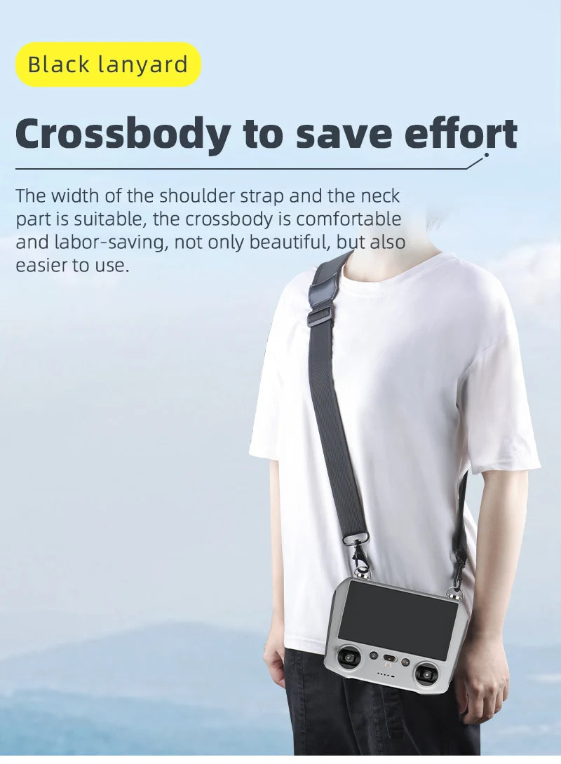 Remote Controller Lanyard Neck Strap, the crossbody is comfortable and labor-saving, not only beautiful, but also easier to use