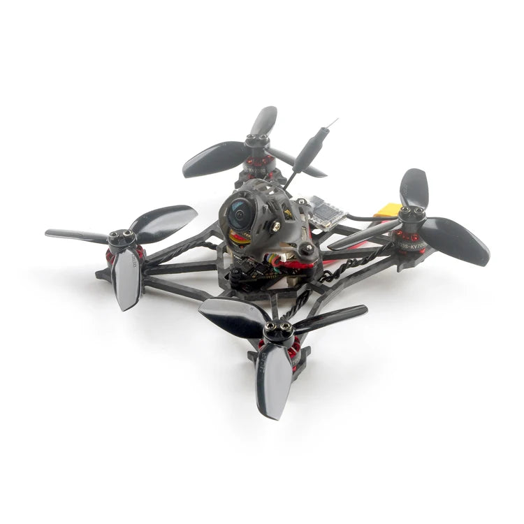 Updated Version Happymodel Larva X Drone - 100mm Crazybee F4 PRO V3.0 2-3S 2.5 Inch AIO FPV Racing Drone BNF w/ Runcam Nano2 Camera 9 Updated Version Happymodel Larva X Drone, Support BLHeliSuite programmable Factory firmware: F_H_40
