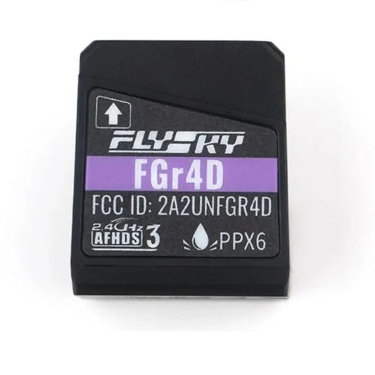 फ्लाईस्काई FGR4D 4CH 2.4G रिसीवर - आरसी कार रिमोट कंट्रोल के लिए द्विदिश रिसीवर