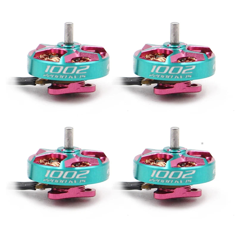 RCINPOWER GTS V3 1002 Brushless Motor 14000KV / 19000KV / 22000KV – 1S FPV Motor with 1.5mm Shaft for 65-75mm Whoop Drones