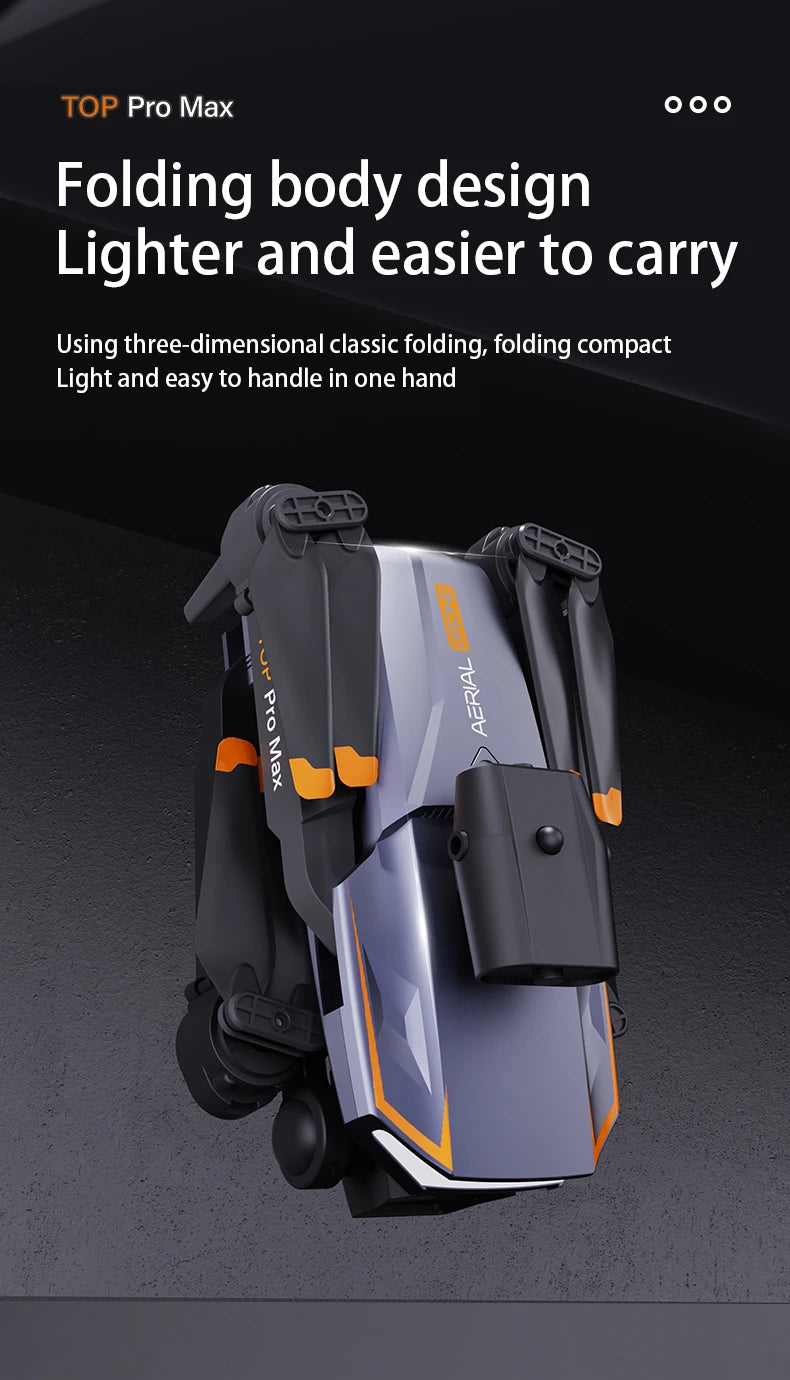 P18 Drone, TOP Pro Max 00 Folding body design Lighter and easier to carry Using three-