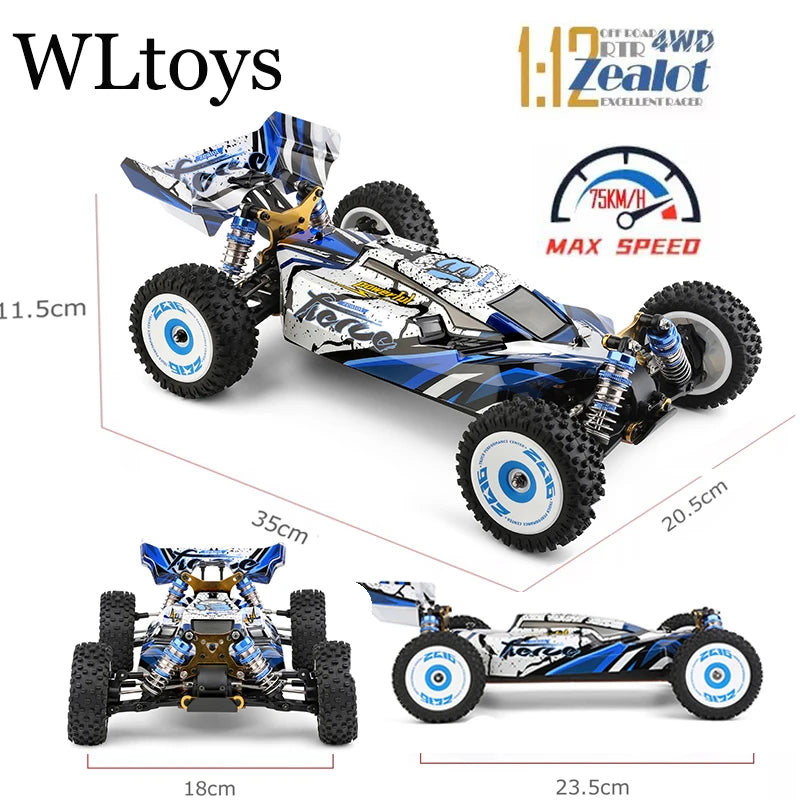 Wltoys 124017 124007 1/12 2.4G Racing RC Car, LCA RHR OYD WLtoys Hlteaiat