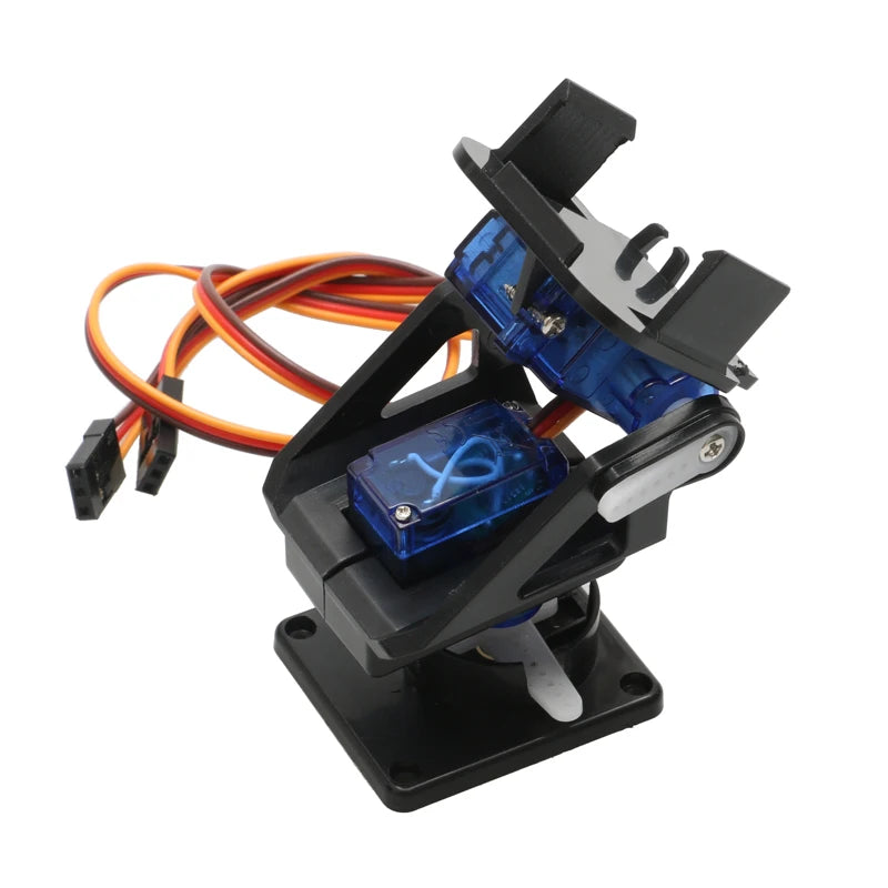 1Set Dual Axle Servo Gimbal Anti-Vibration Camera Platform Mount PTZ Pan/Tilt with 2PCS 9G Servo for FPV Drone Assembly Parts 11 1Set Dual Axle Servo Gimbal, it has beautiful appearance, precise production, no false and no sloshing .