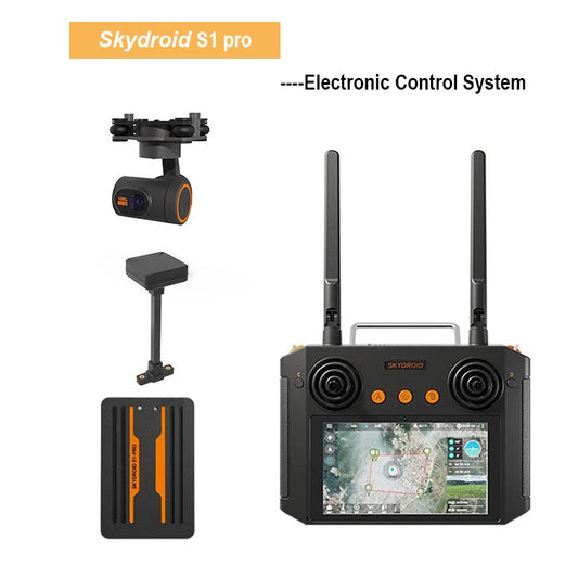 Skydroid S1 PRO Electric Control System, Electronic control system for RC drones and boats with LED camera capabilities.
