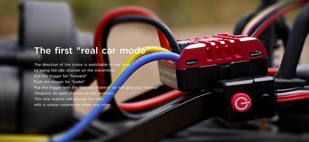 the first "real car mode' direction of the motor is switchable inreall t