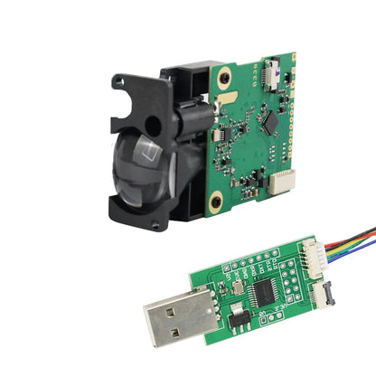 Meskernel LDJ-200 200m Laser Distance Sensor Module, 3/10/20Hz, ±3mm, RS232/RS485/Bluetooth, Raspberry Pi