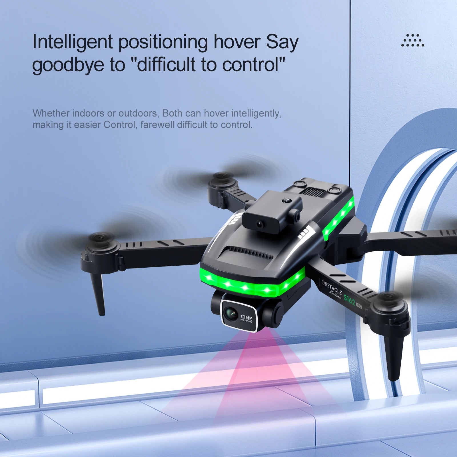 S162 Pro Drone, intelligent positioning hover make it easier to control, farewell difficult to