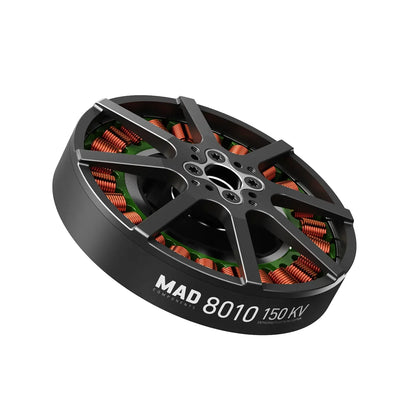 MAD V8010 EEE VTOL Drone Motor, VTOL drone motor for enthusiasts, offering 120KV or 150KV options.