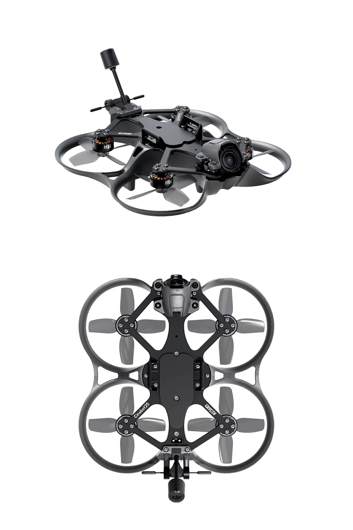 GEPRC Cinebot25 S WTFPV 2.5inch FPV Drone, the regular version with the SPEEDX2 1404 motor and the S(sport)