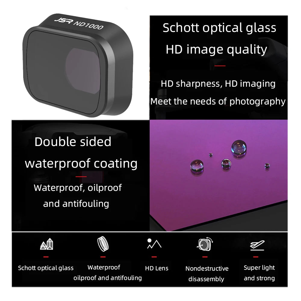 Schott optical glass HD image quality HD sharpness, HD imaging Meet the needs of photography