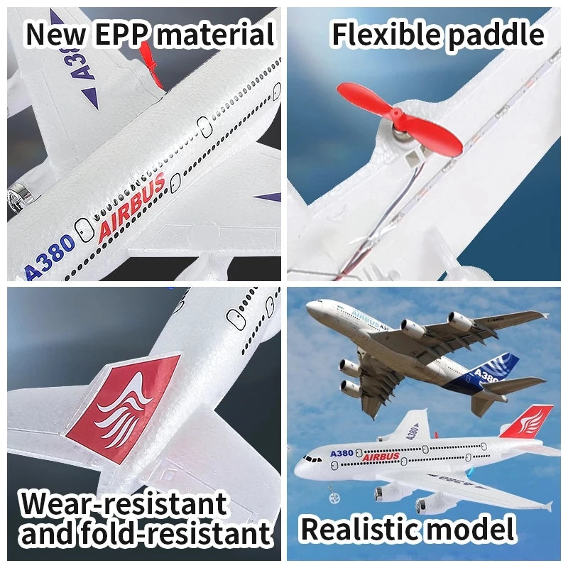 Airbus A380 Boeing 747 RC Airplane, EPPmaterial Flexiblepaddle 4 0 A380 0 IRE5: