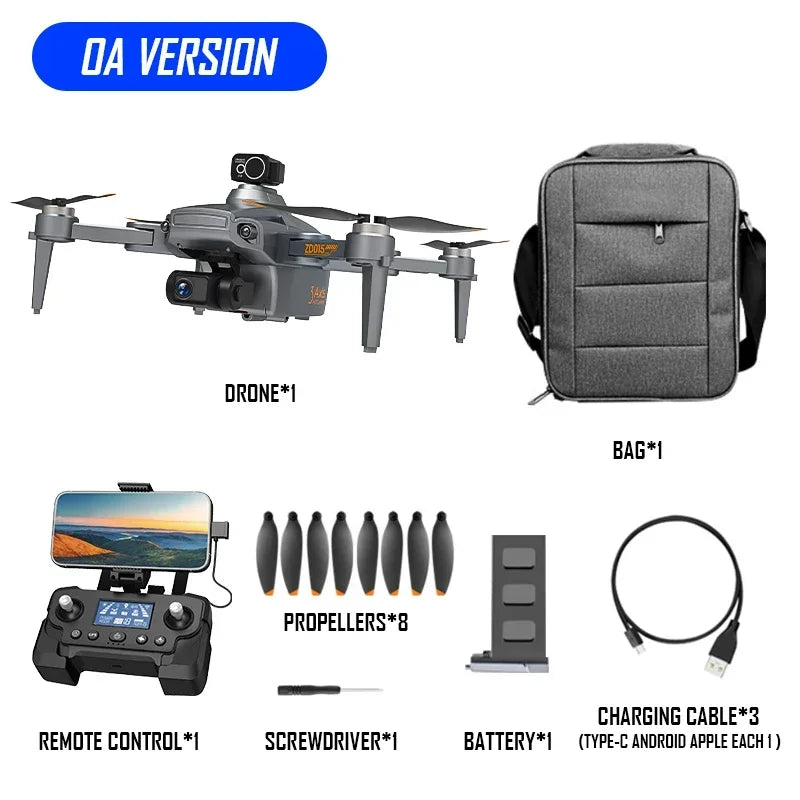 ZD015 GPS Drone, The ZD015 GPS drone features a 1080p HD camera, long-range flight, and obstacle avoidance.