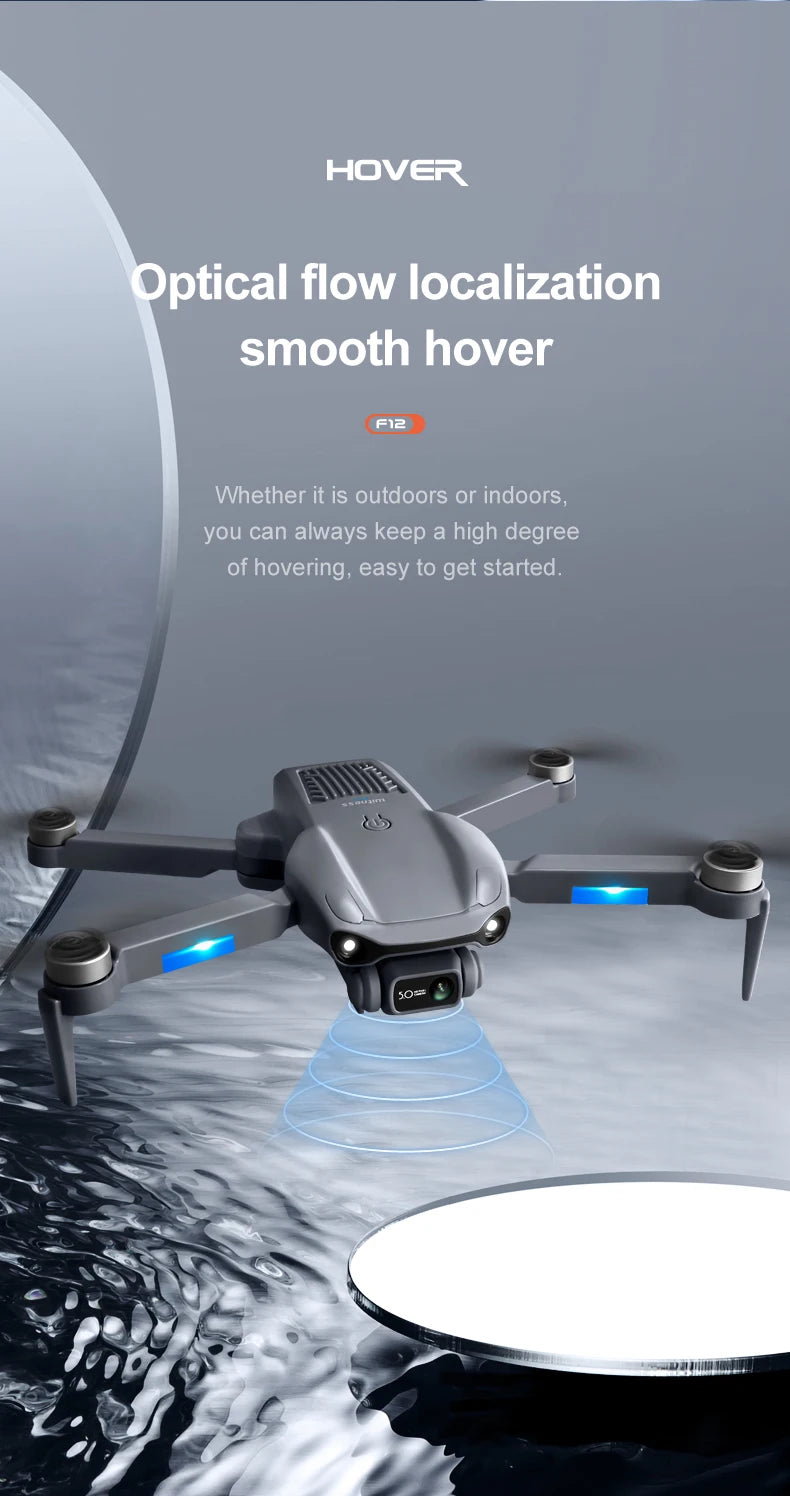 F12 GPS Drone, HOVER Optical flow localization smooth hover F1z . keep a high
