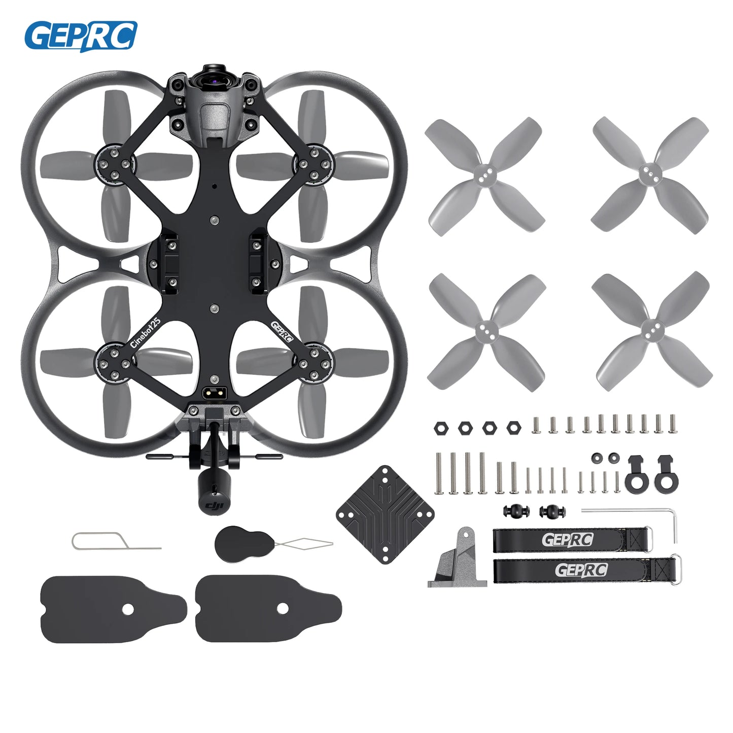 GEPRC Cinebot25 HD O3 FPV Drone - 2.5inch Racing Freestyle Quadcopter TAKER G4 45A AIO FC SPEEDX2 1404 4600KV Motor RC 128K PWM