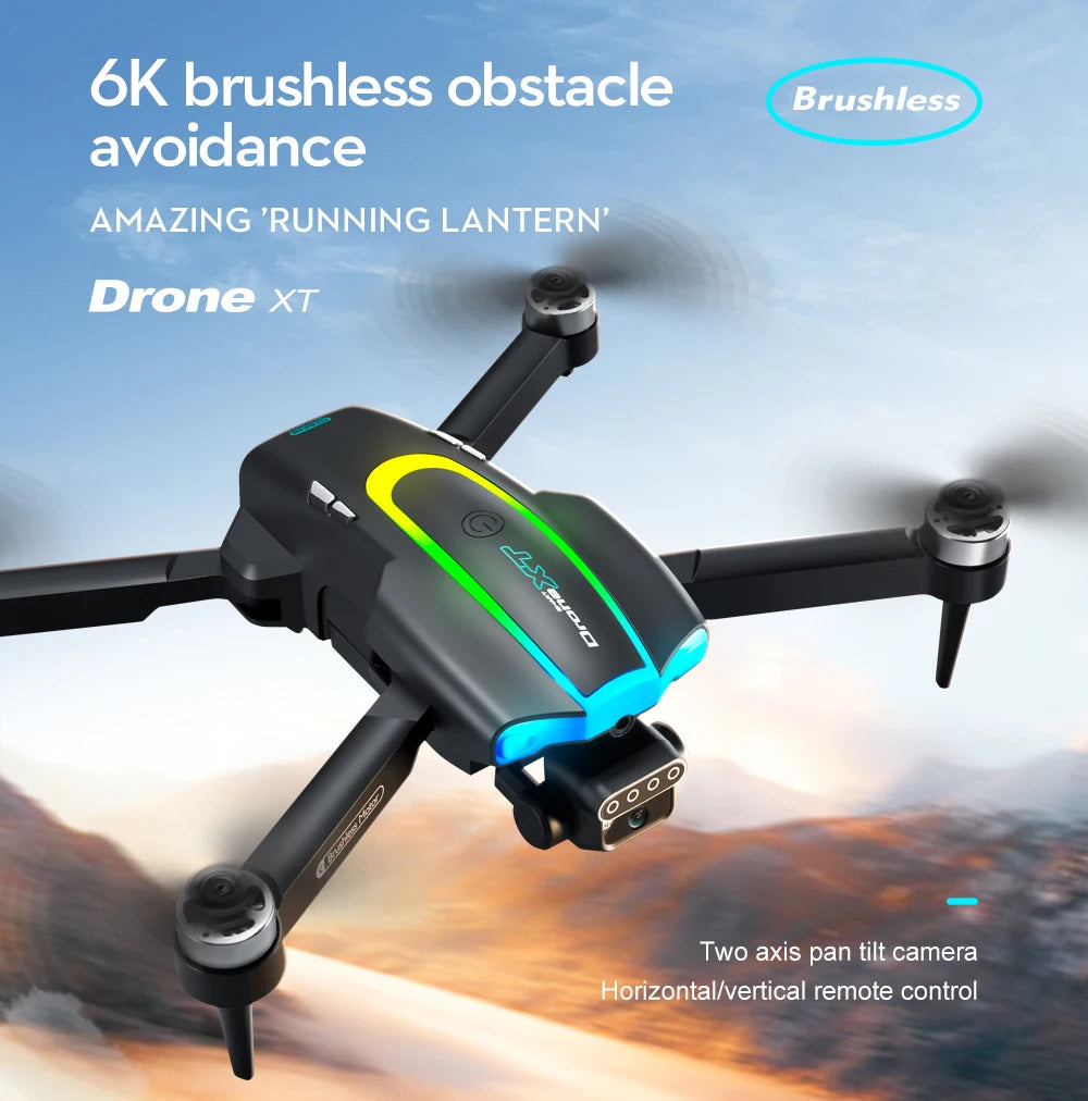 XT105 Drone, 6K brushless obstacle Brushless avoidance AMAZING 'RUNNING LANTERN'