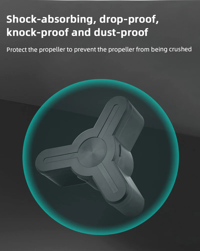 DJI FPV Propeller Guard Lens Cover Cap Antenna Signal Extender Landing Gear Propeller Box for DJI FPV Comb Drone Accessories 63 DJI FPV Propeller, propeller is shock-absorbing, drop-proof, knock-proof and dust-proof