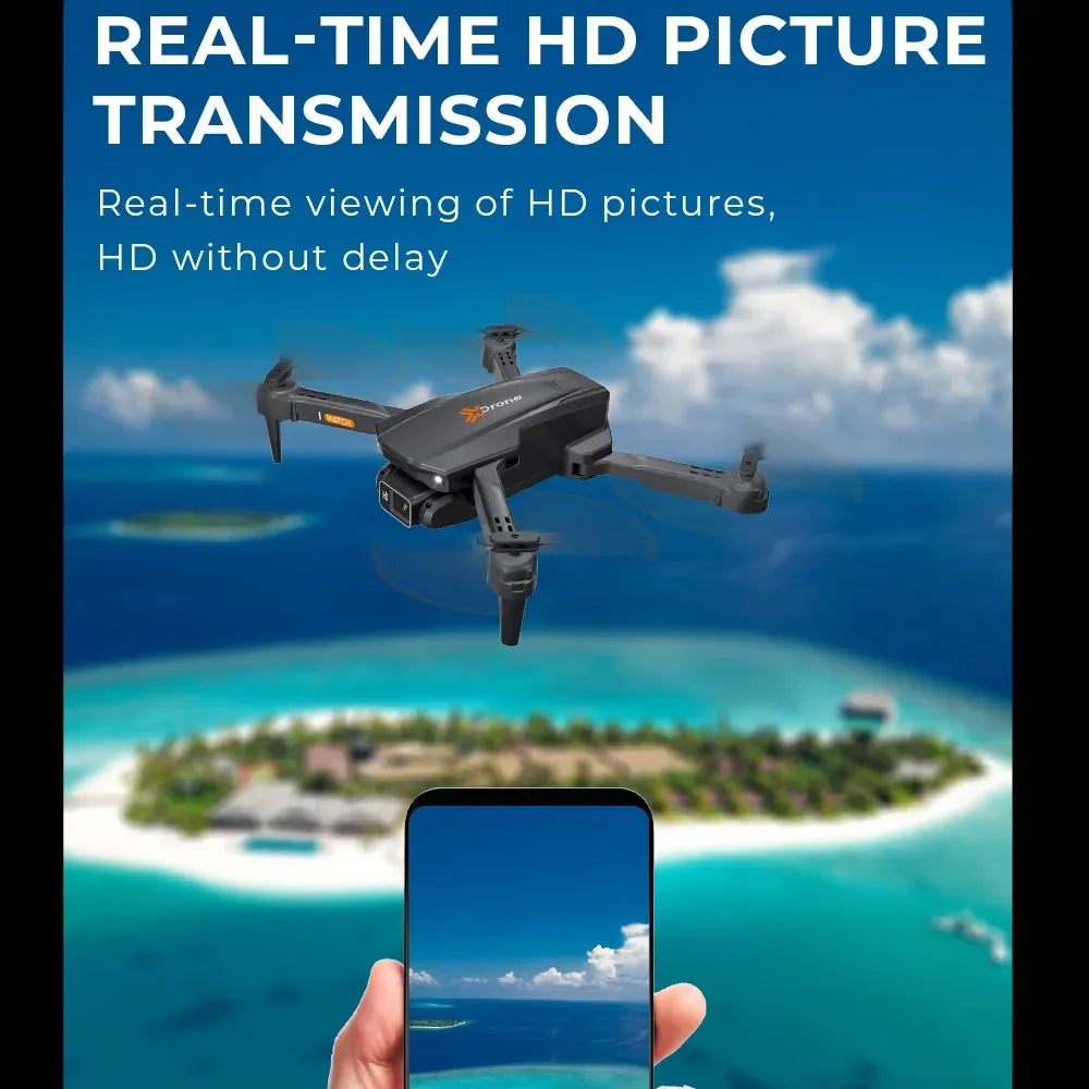 E66 Drone - Professional HD Camera, REAL-TIME HD PICTURE TRANSMISSION Real-time viewing of HD pictures