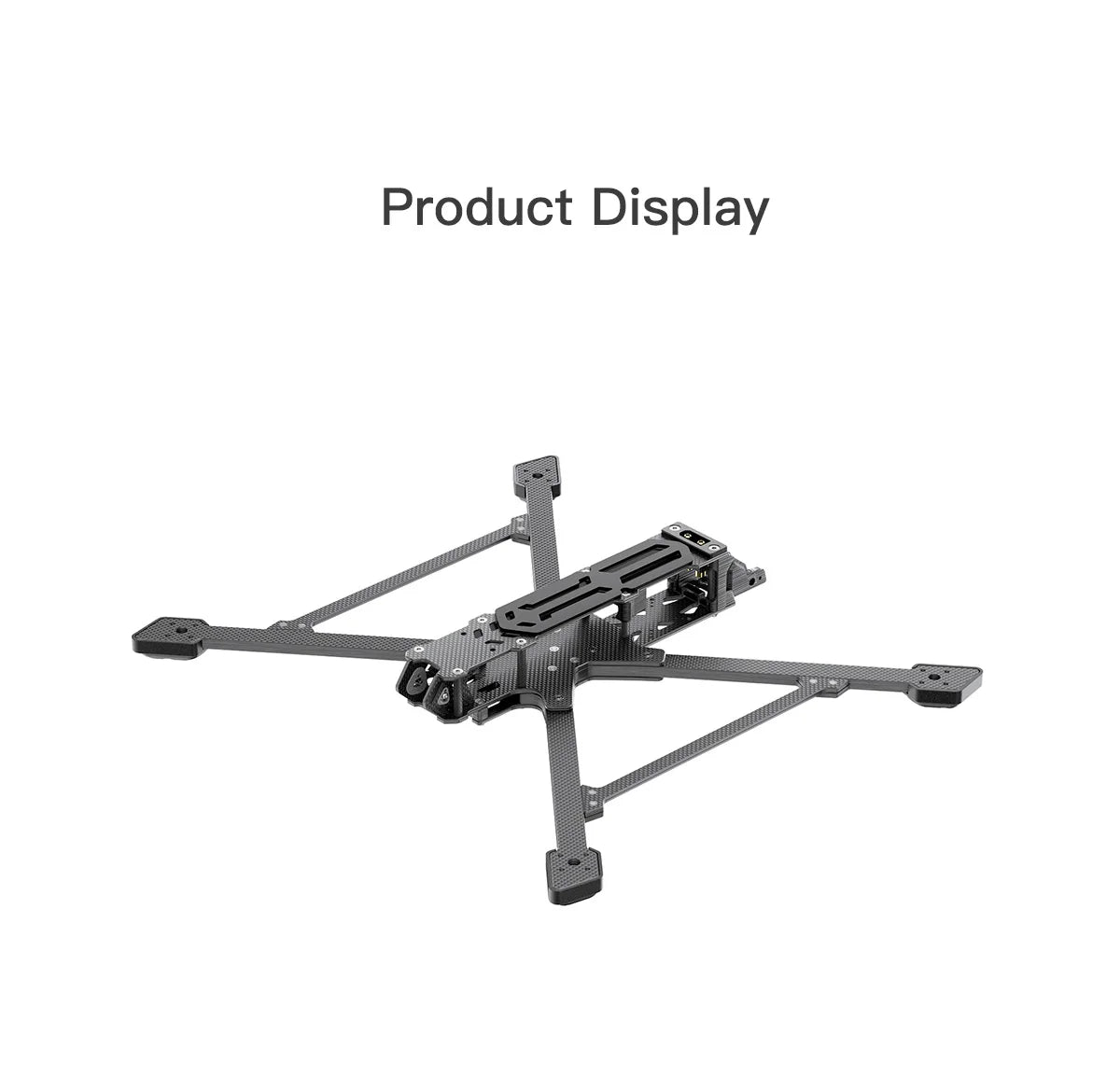 GEPRC GEP-EF10 Frame Parts, the wide X-shaped structure ensures stability and flexibility