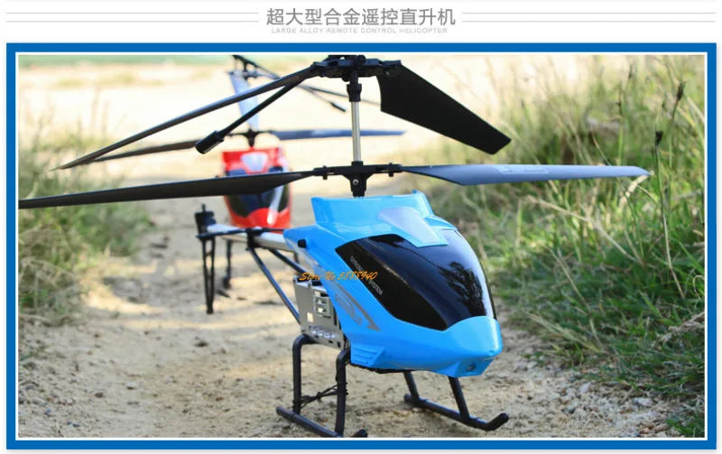 80CM RC Helicopter, the metal main frame structure firmly protects the internal parts of the fuselage
