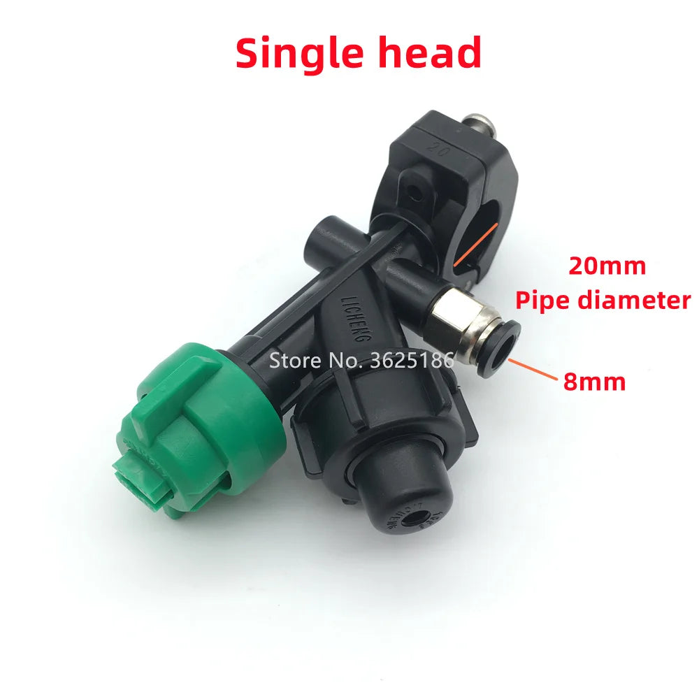 EFT Agricultural Spray Nozzle - 1PCS EFT 20MM Clamp Agricultural Drone Sprayer with 8mm Quick Plug Plant Protection Sprayer Nozzle EFT E416P E616P G616 G630 G420 Agricultural Drone Accessories 35 EFT Agricultural Spray Nozzle, Single head 20mm Pipe diameter Store No. 3625186 8mm