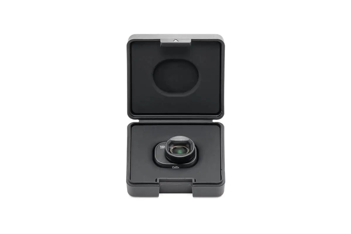DJI Mini 4 Pro Wide Angle Lens Filter - Get more of the scene with the DJI Mini 4 Pro Wide-Angle Lens New and original 7 DJI Mini 4 Pro Wide Angle Lens Filter, In The Box Wide-Angle Lens 1 Specifications Weight: 2.3 g