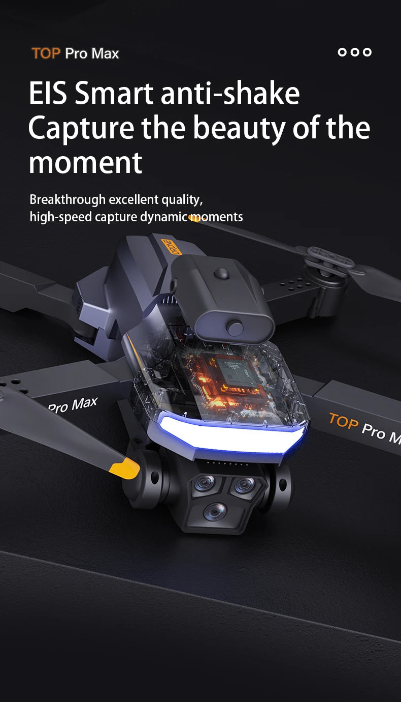 P18 Drone, TOP Pro Max 00 EIS Smart anti-shake Capture the beauty of the moment Break