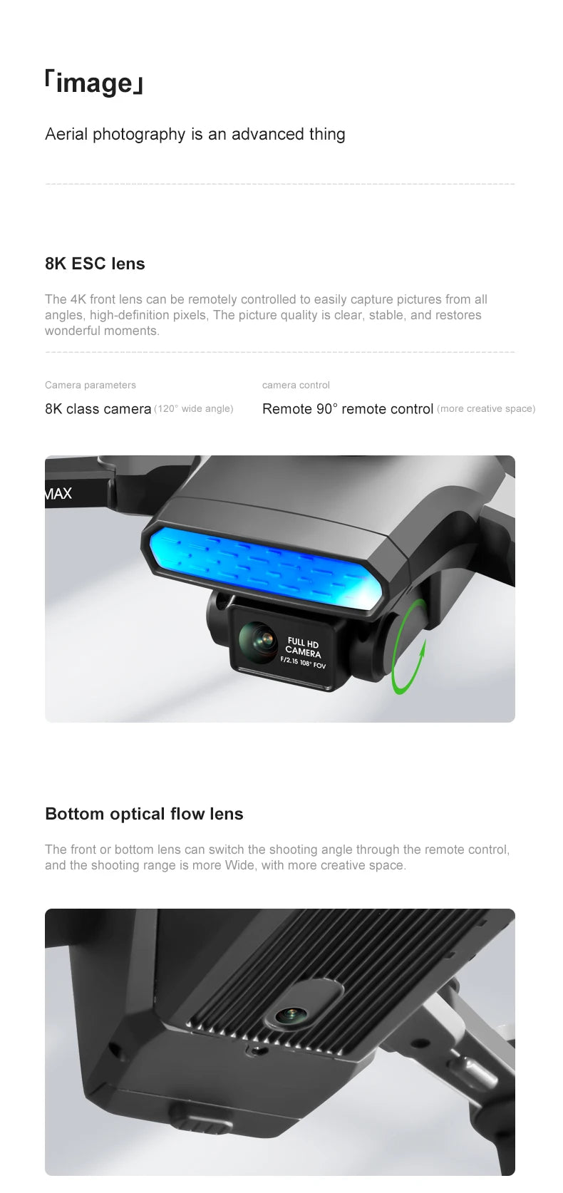 LU9 Max GPS Drone, 4K front lens can be remotely controlled to easily capture pictures from all angles, high-de