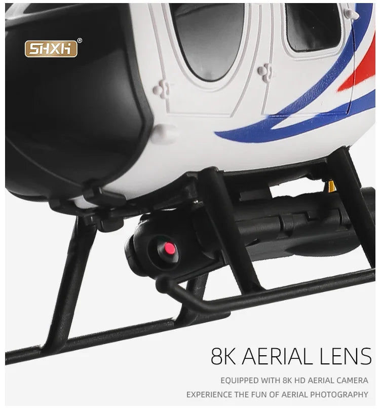 SY06  RC Helicopter, Si4X1i 8K AERIAL LENS EQUIPPED WITH 8K